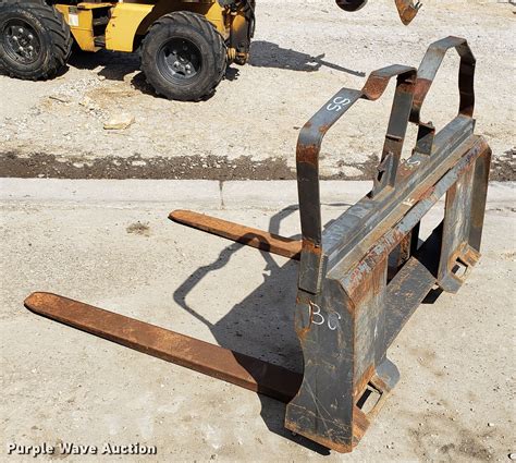 used pallet forks skid steer